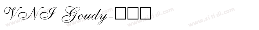 VNI Goudy字体转换